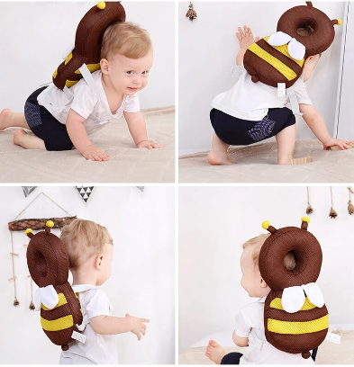 MOCHILA PROTECTORA PARA BEBES ANTICAIDA 🐝