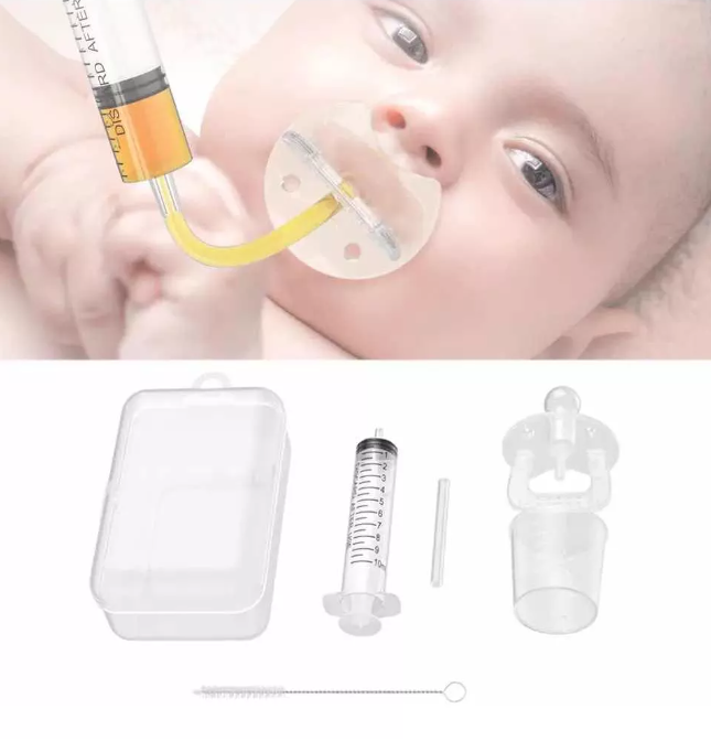 KIT CHUPETE DISPENSADOR DE MEDICINA PARA BEBÉ 👶🏼